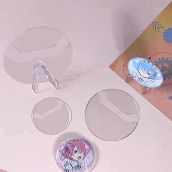 Προστατευτικό κάλυμμα από διαφανές PVC για κυκλικές ετικέτες; θερμική σφράγιση, χωρίς λογότυπο, φόρτος 600–650 g, για αποθήκευση και επίδειξη