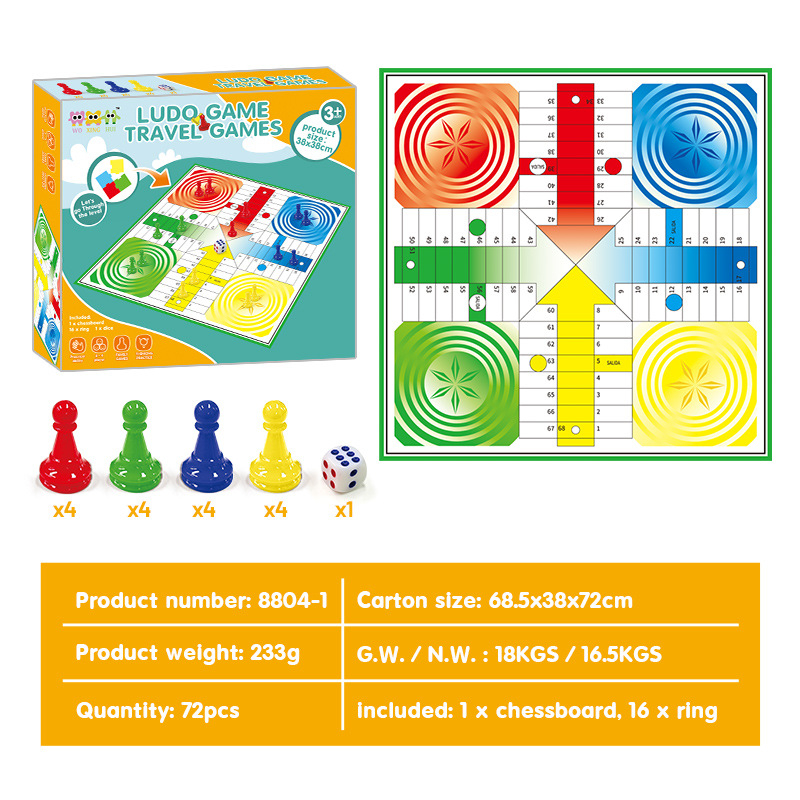 Oktató repülő sakk társasjáték gyerekeknek - hordozható karton sakk tábla, 4-6 év, interaktív szülő-gyerek játék, fejleszti kognitív készségeket és kéz-szem koordinációt