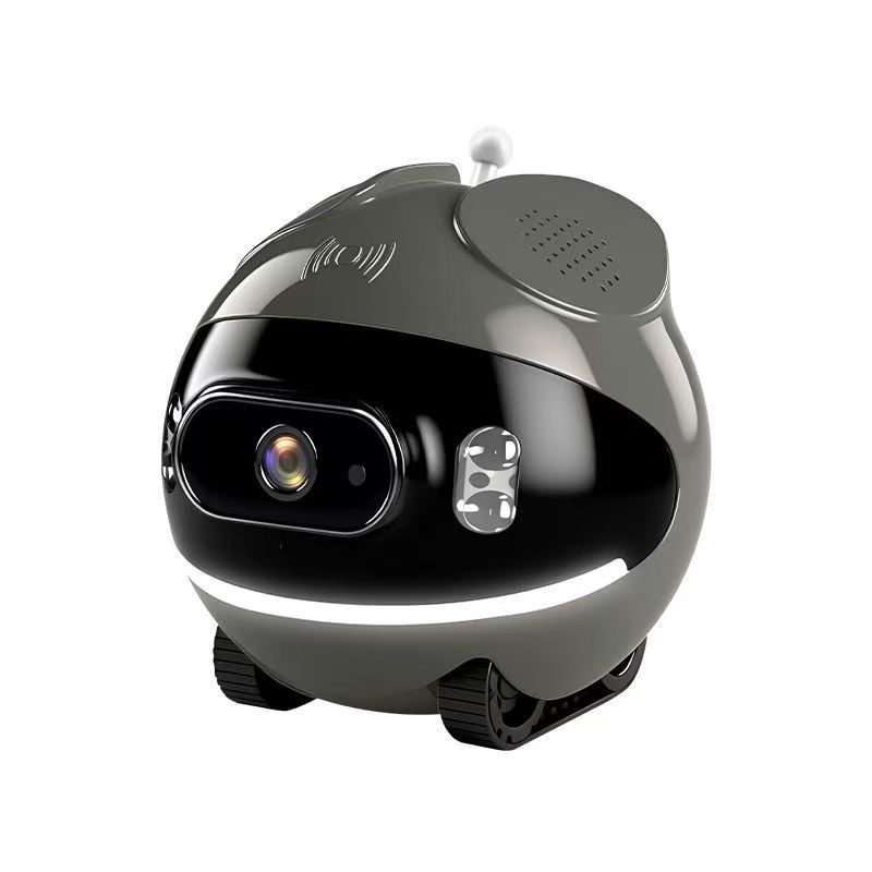 WiFi PTZ gömbkamera beltéri állatfigyeléshez és távoli barangoláshoz — 0,02 lux, -5…55 °C, 5,5 V, ABS műanyag