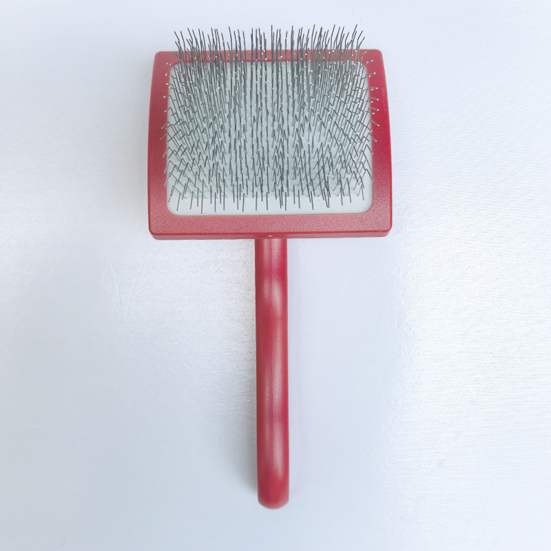 Jingbanna Ívelt felületű kisállat-grooming keféje, macska tűs fésű, szőr eltávolítása, gubóoldás, ABS anyag