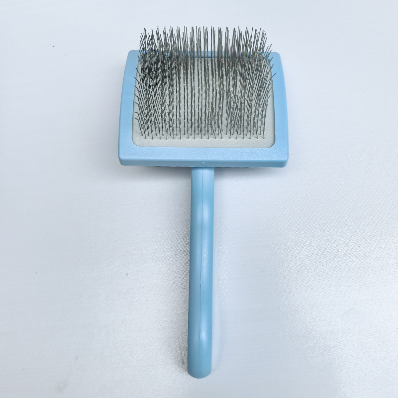 Jingbanna Ívelt felületű kisállat-grooming keféje, macska tűs fésű, szőr eltávolítása, gubóoldás, ABS anyag