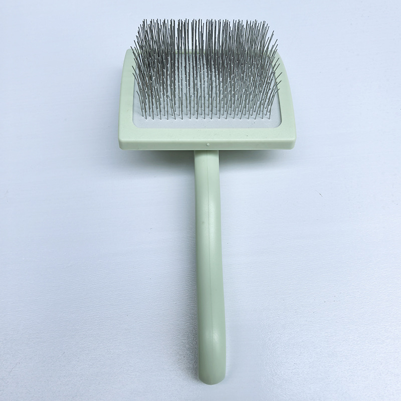 Jingbanna Ívelt felületű kisállat-grooming keféje, macska tűs fésű, szőr eltávolítása, gubóoldás, ABS anyag