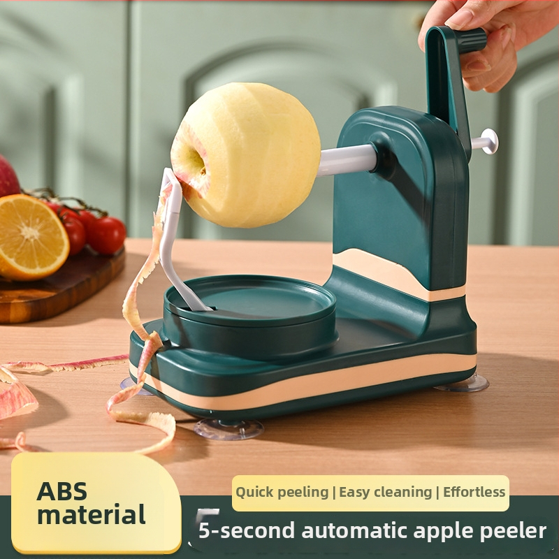 Automatický ošúpač jabĺk - ručne ovládaný, viacúčelový, materiál ABS+PP+nerezová oceľ, tlač loga dostupná, uvedenie na trh 2025