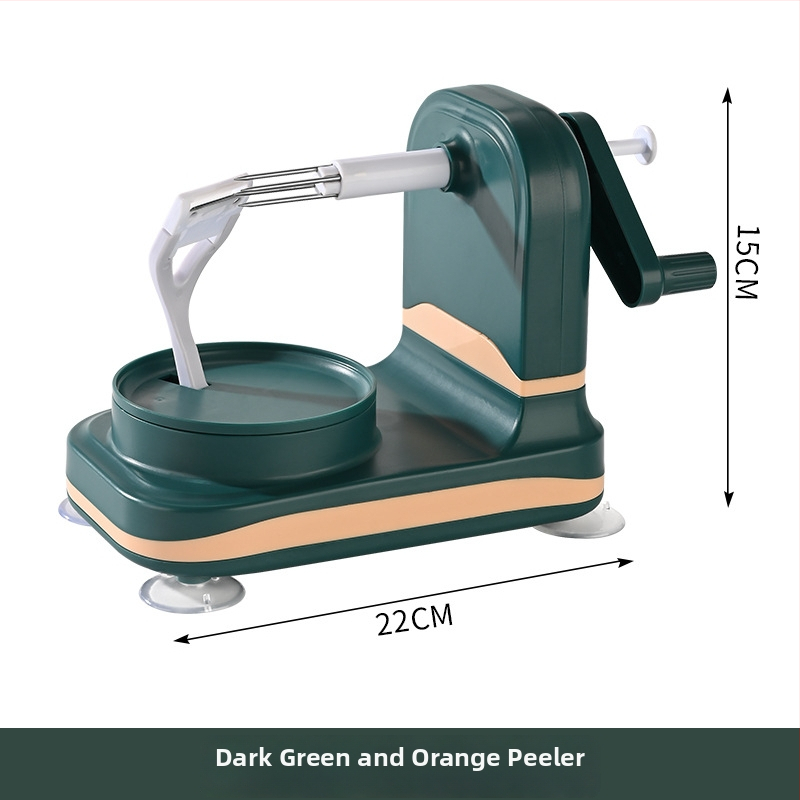 Automatický ošúpač jabĺk - ručne ovládaný, viacúčelový, materiál ABS+PP+nerezová oceľ, tlač loga dostupná, uvedenie na trh 2025