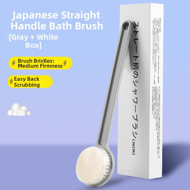 Yixi perie de duș și masaj cu mâner lung – PP + lână de nailon, pentru adulți, Zhejiang