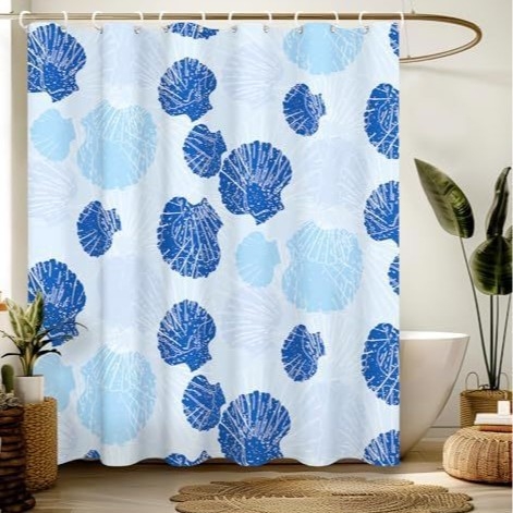 Zuhanyfüggöny bohem stílusú modern – poliészter, nyomtatott minta, logó nyomtatása, testreszabás elérhető