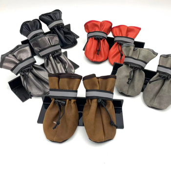 Cipele za pse s Velcro kopčom, platnene, protuklizne, tople, otporne na habanje, ležerni stil