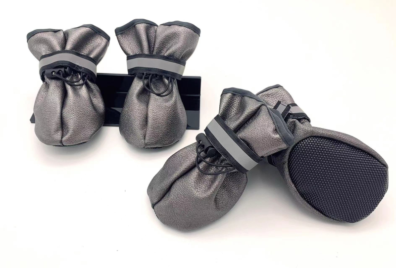 Cipele za pse s Velcro kopčom, platnene, protuklizne, tople, otporne na habanje, ležerni stil