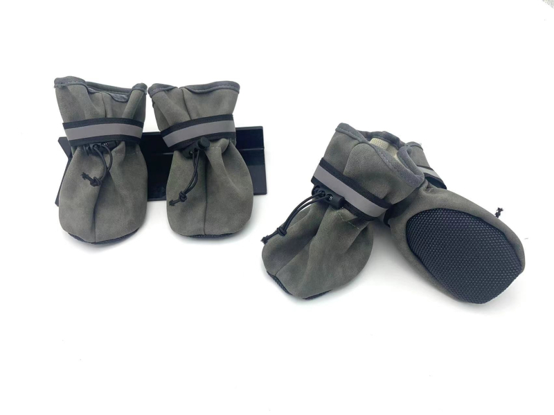 Cipele za pse s Velcro kopčom, platnene, protuklizne, tople, otporne na habanje, ležerni stil