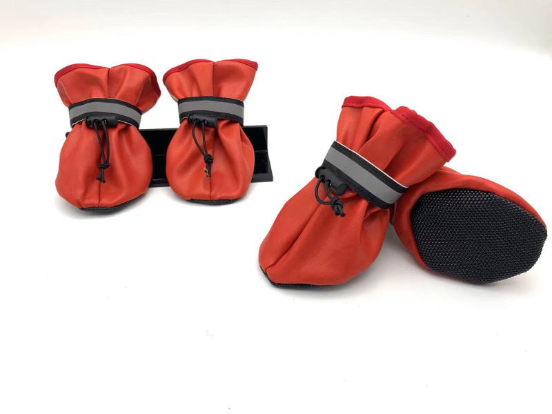 Cipele za pse s Velcro kopčom, platnene, protuklizne, tople, otporne na habanje, ležerni stil