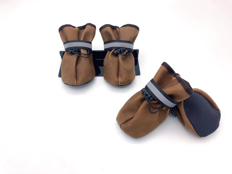 Cipele za pse s Velcro kopčom, platnene, protuklizne, tople, otporne na habanje, ležerni stil