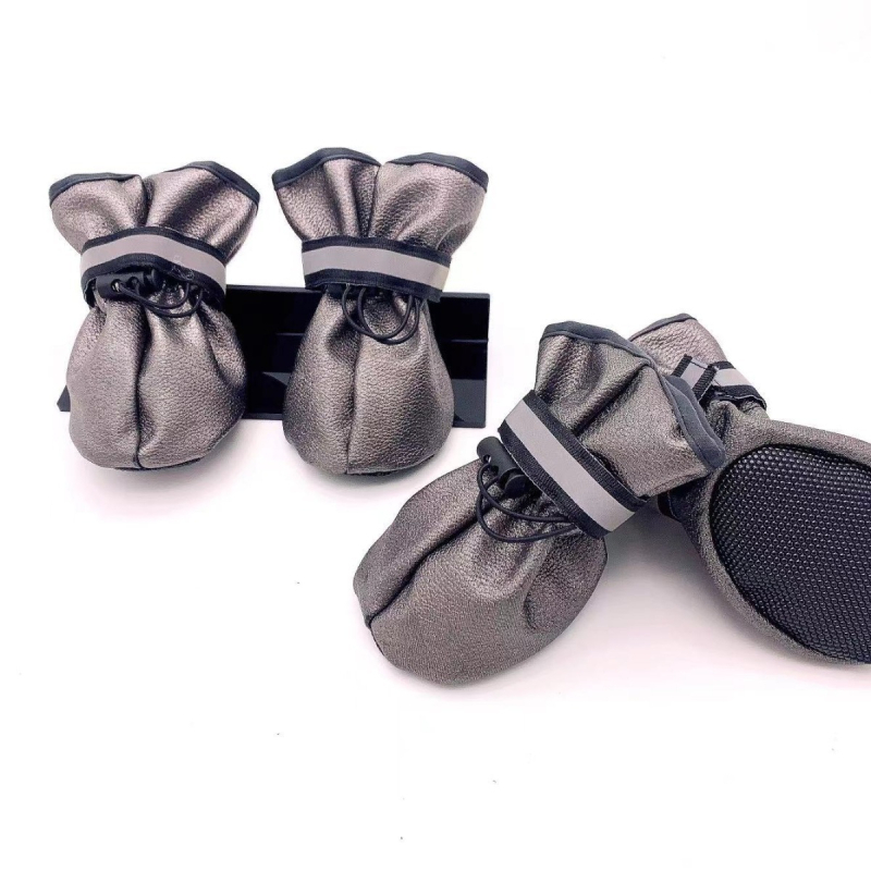 Cipele za pse s Velcro kopčom, platnene, protuklizne, tople, otporne na habanje, ležerni stil