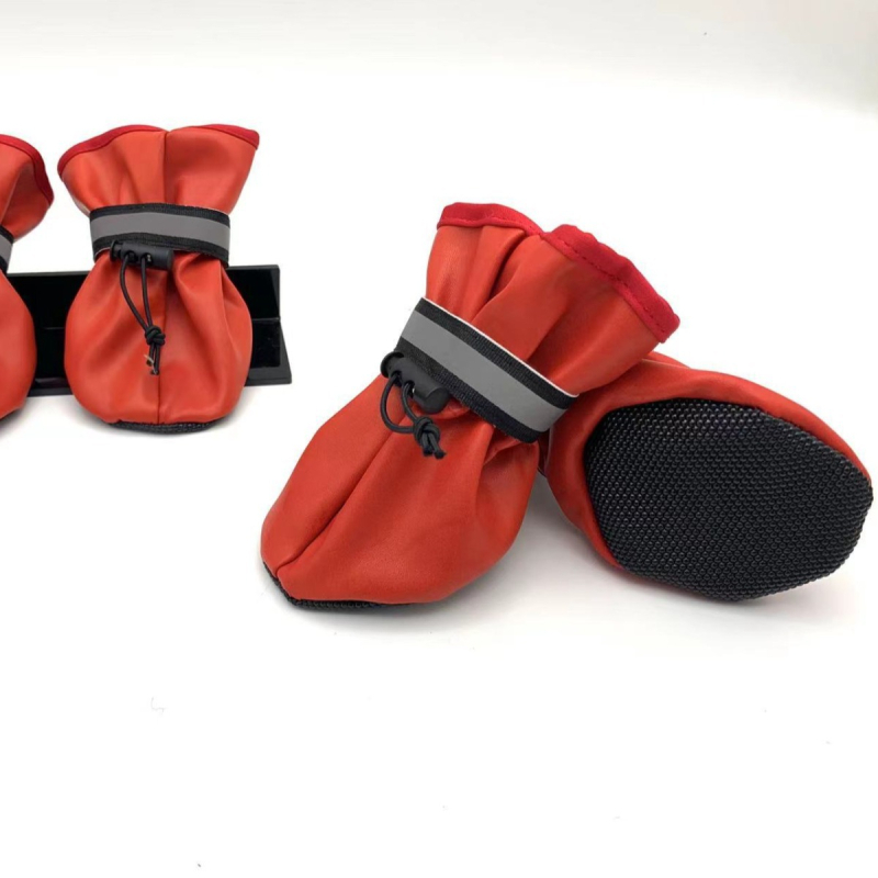 Cipele za pse s Velcro kopčom, platnene, protuklizne, tople, otporne na habanje, ležerni stil