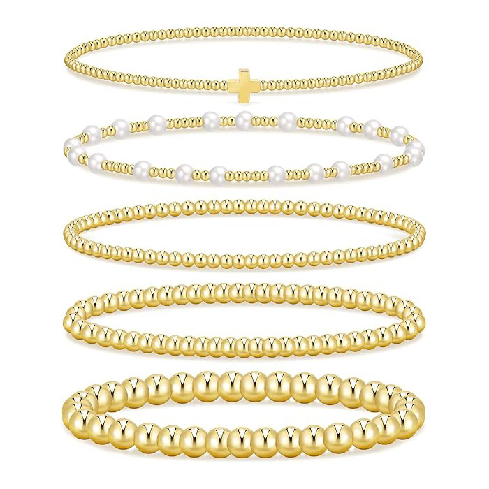 CCB anyagú kereszt karkötő, kézműves, uniszex, geometriai formájú