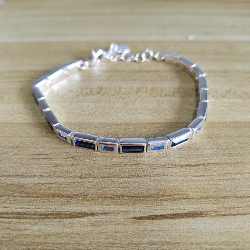 Réz geometriai karkötő, uniszex INS stílus, elektroplattált felülettel