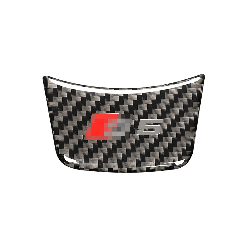 Audi kormány dekoratív matrica A7/A6L/A4L/A3/A1 – szénszálas anyag kristály ragasztóval, Nakakoto Baiyue, testreszabható, logóval, Guangzhou eredet