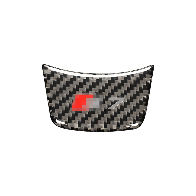 Audi kormány dekoratív matrica A7/A6L/A4L/A3/A1 – szénszálas anyag kristály ragasztóval, Nakakoto Baiyue, testreszabható, logóval, Guangzhou eredet