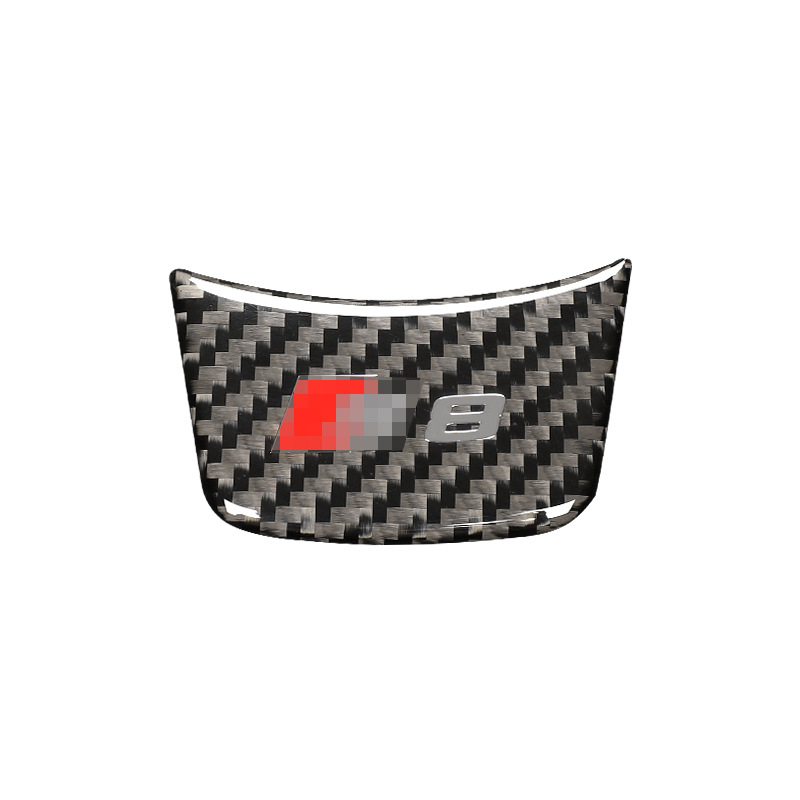 Audi kormány dekoratív matrica A7/A6L/A4L/A3/A1 – szénszálas anyag kristály ragasztóval, Nakakoto Baiyue, testreszabható, logóval, Guangzhou eredet