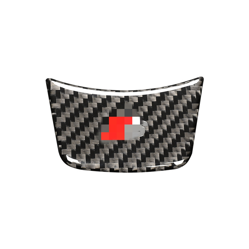 Audi kormány dekoratív matrica A7/A6L/A4L/A3/A1 – szénszálas anyag kristály ragasztóval, Nakakoto Baiyue, testreszabható, logóval, Guangzhou eredet