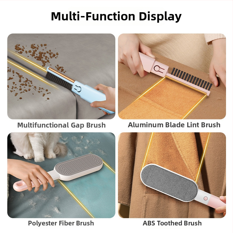 4-in-1 ruhaszőrtelenítő elektromos statikus kefével, ABS