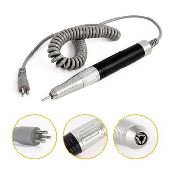 Brushless nail drill handpiece – αλουμινίου κατασκευή, καταγωγή Guangzhou, εργαλεία γυαλίσματος επιφανειών νυχιών, εγχώρια μάρκα