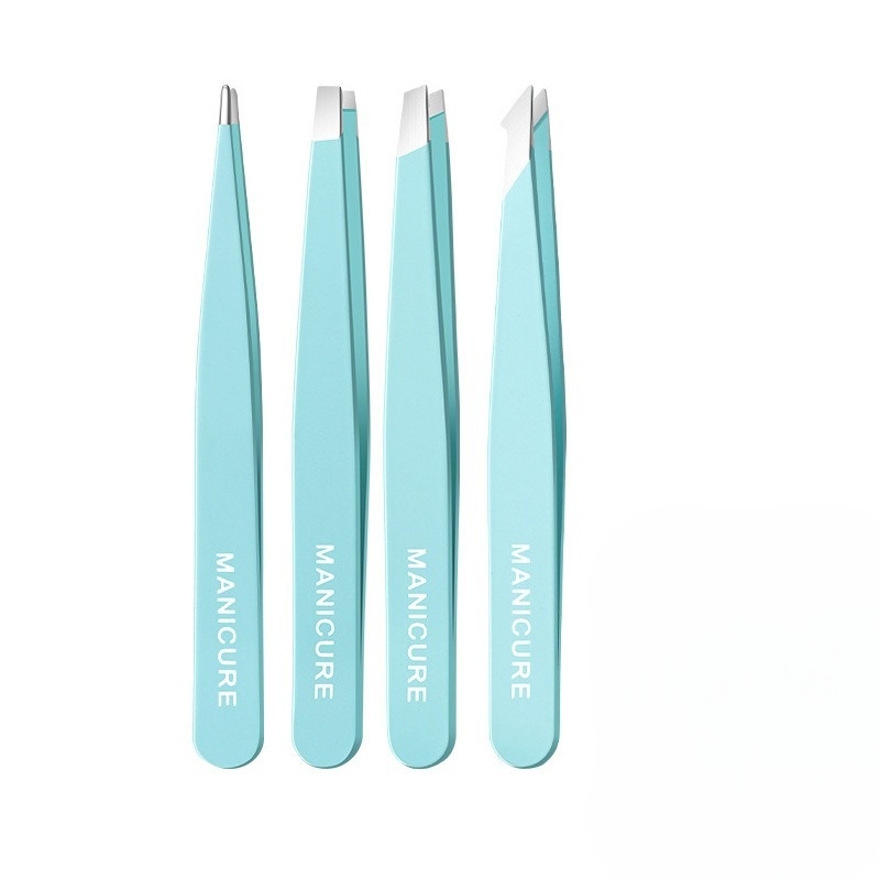 Woneng szemöldökcsipesz – 4 darabos készlet, rozsdamentes acél, kód WN789