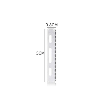 Szemöldökformázó kés acél pengével, márka nélküli, otthoni használatra