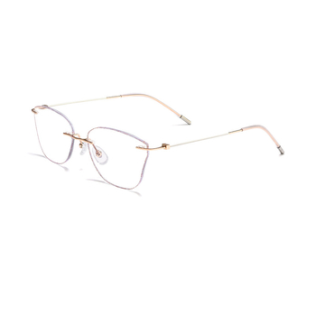 Időseknek készült keret nélküli olvasó szemüveg, AC lencsék, anti-kék fény, sugárzás elleni védelem, myopia támogatás