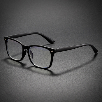 Olvasó szemüveg kocka kerettel, akril lencsék, teljes keret, PC keretanyag, rövidlátás kompatibilis