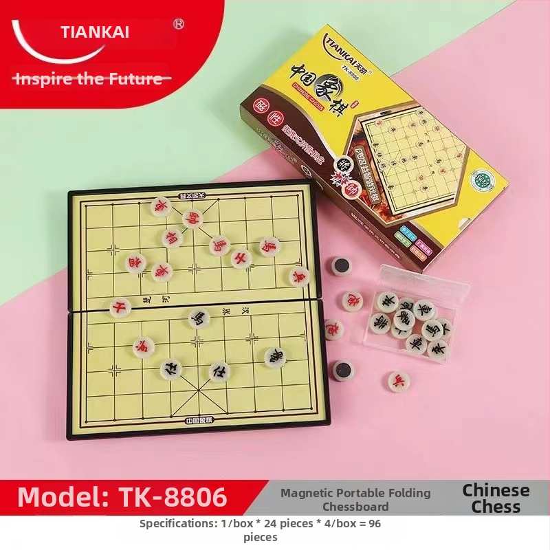 Mágneses Gomoku szett - hordozható oktatási puzzle, PVC anyag, 7-14 éveseknek
