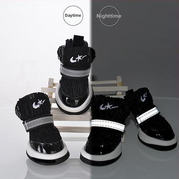 Textil kutyacipő, csúszásmentes talppal, meleg és kopásálló, szabadidős stílus