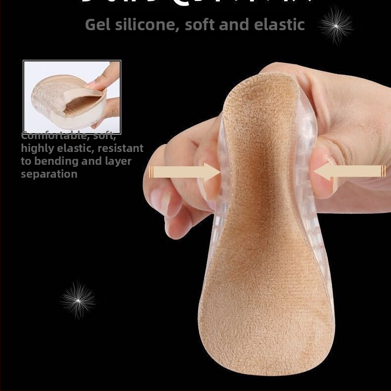 Neviditeľná vložka zvyšujúca výšku pre boty Martin – PU medzipodrážka, hrubé polstrovanie, syntetické krátke plyšové vnútro, unisex, pre všetky ročné obdobia