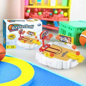 Interaktív asztali kosárlabda játék ujj-aktivált dobásokkal – műanyagból, beltéri használatra, 15–35 éveseknek