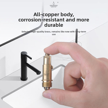 Réz alapú rugós szeleptok mosdó és lefolyó – univerzális, CE tanúsítvány, rugós működés, telepítés elérhető, Tanúsítvány száma: M.2024.206.C99407