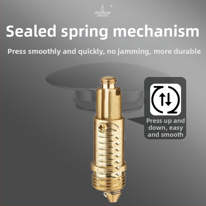 Réz alapú rugós szeleptok mosdó és lefolyó – univerzális, CE tanúsítvány, rugós működés, telepítés elérhető, Tanúsítvány száma: M.2024.206.C99407