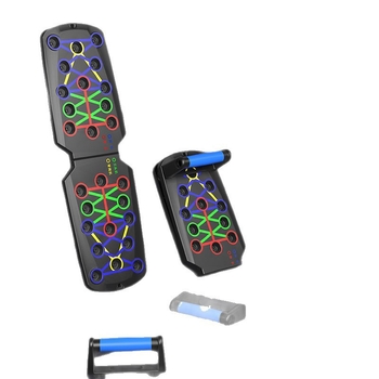 Összecsukható fekvőtámasz tartó, Qixun márka, otthoni és irodai használatra, mellkas és has edzésre, fitnesz felszerelés