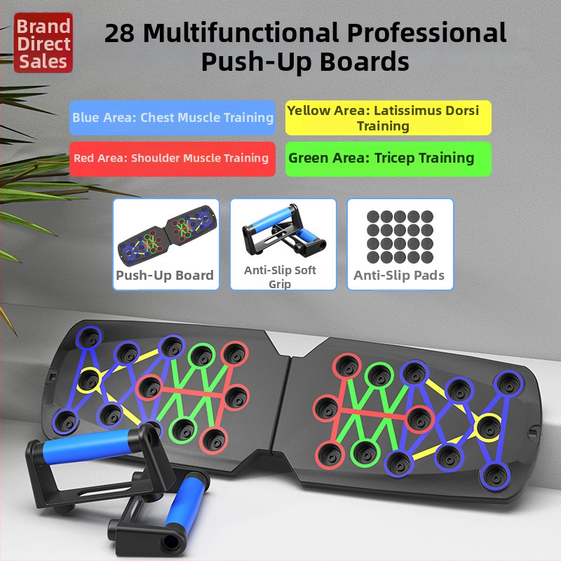 Összecsukható fekvőtámasz tartó, Qixun márka, otthoni és irodai használatra, mellkas és has edzésre, fitnesz felszerelés