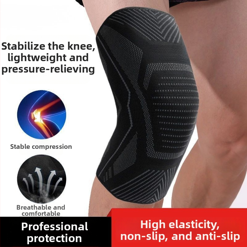 Sport térdvédők - poliészter rostból, súly alatt 100 g, univerzális illeszkedés, kosárlabda, futás és fitnesz számára