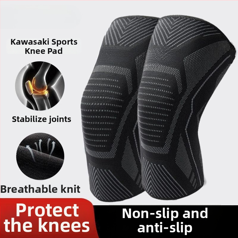 Sport térdvédők - poliészter rostból, súly alatt 100 g, univerzális illeszkedés, kosárlabda, futás és fitnesz számára