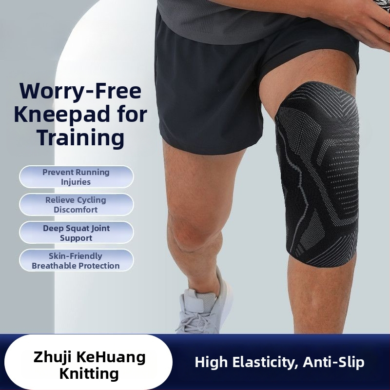 Sport térdvédők - poliészter rostból, súly alatt 100 g, univerzális illeszkedés, kosárlabda, futás és fitnesz számára