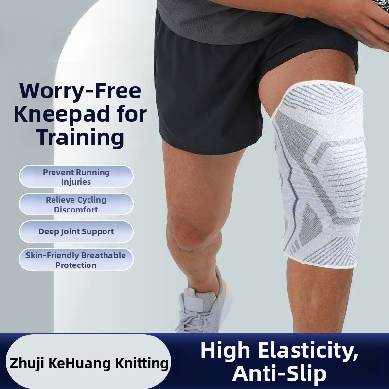 Sport térdvédők - poliészter rostból, súly alatt 100 g, univerzális illeszkedés, kosárlabda, futás és fitnesz számára