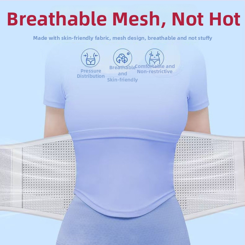 Deréktáji Támasztó Öv Légáramlatos Húzással Lumbális Fájdalomra és Porckorongsérvre — Felnőtt, Poliészter, Kosárlabda