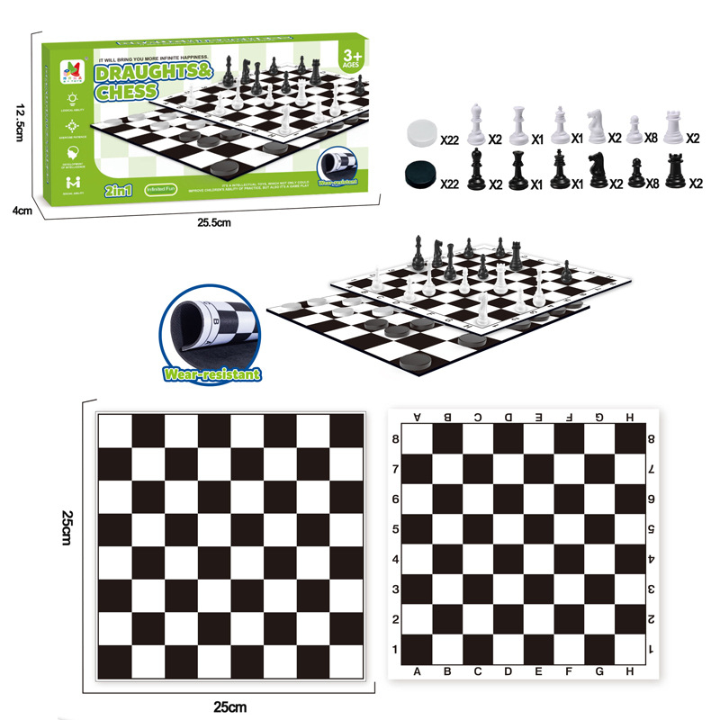 Asztali sakk gyermekeknek és családnak — oktatási puzzle sakk készlet a szellemi fejlesztéshez, kéz-szem koordinációhoz és interaktív családi játékhoz