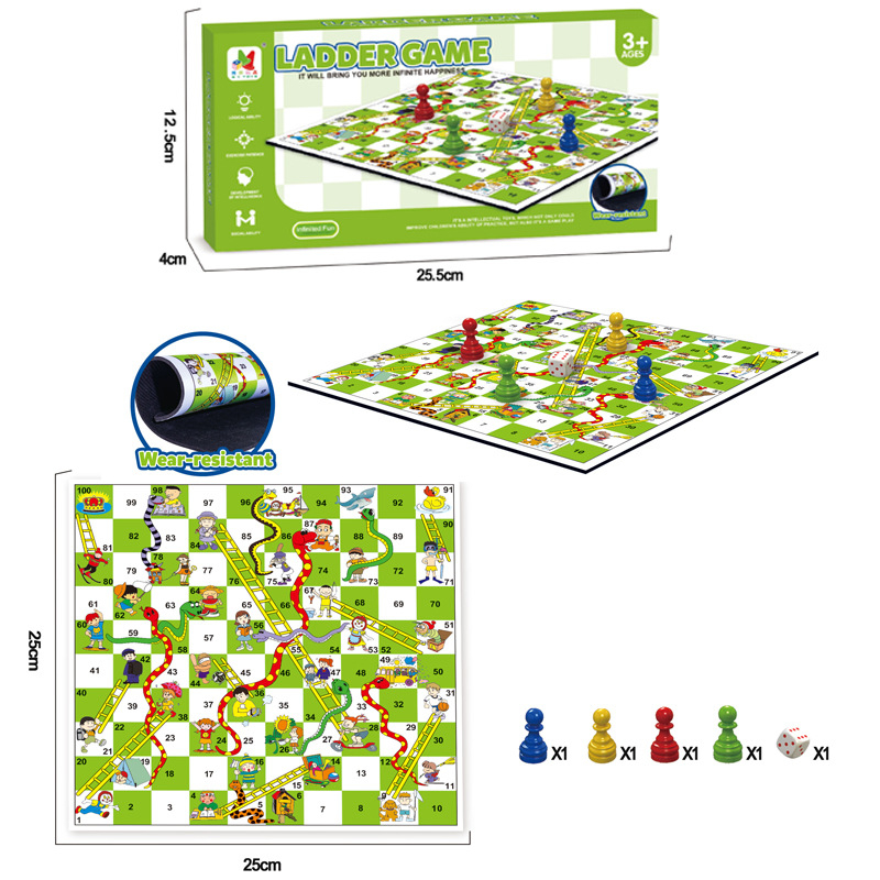 Asztali sakk gyermekeknek és családnak — oktatási puzzle sakk készlet a szellemi fejlesztéshez, kéz-szem koordinációhoz és interaktív családi játékhoz