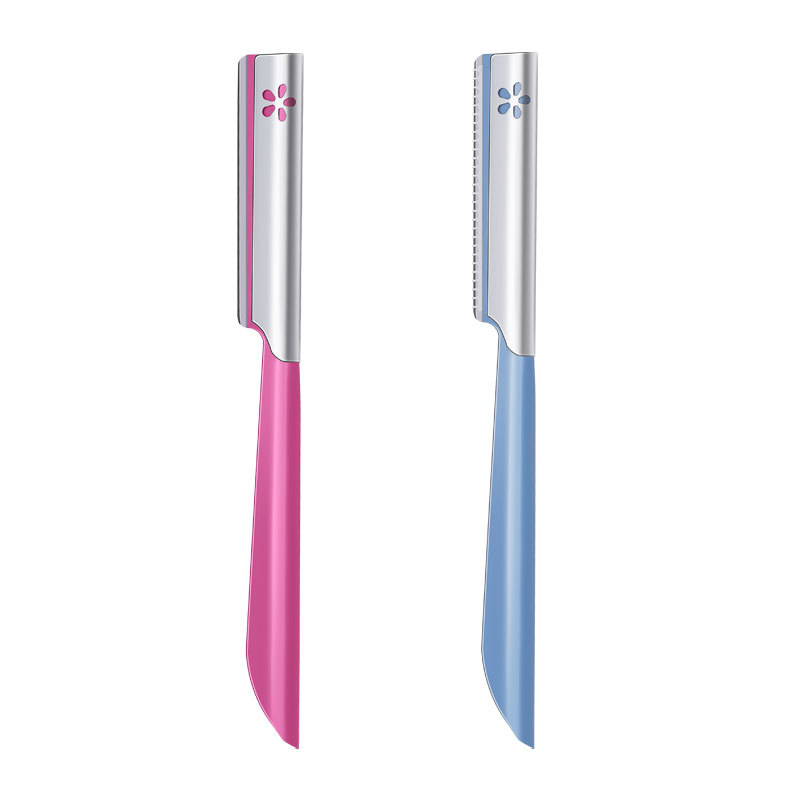 Szemöldöknyíró készlet kés-típusú anti-karcoló pengével – szemöldökhöz és testszőrökhöz – uniszex