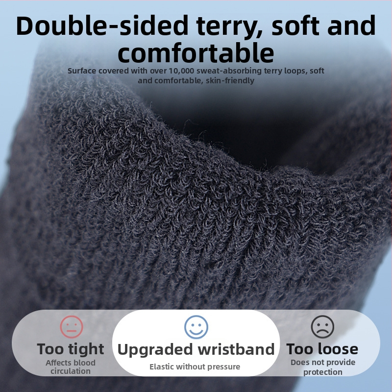 Li-Ning csuklópánt, pamutfonalból készült, csuklóvédő, általános sportokhoz és futáshoz