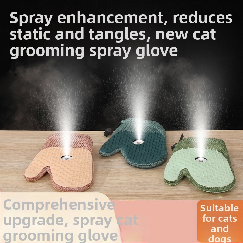 Rukavice na odstraňovanie chlpov pre domáce zvieratá – anti-statické, Rozpletanie uzlov a masáž, univerzálne priliehanie, Materiál: TPR + textil