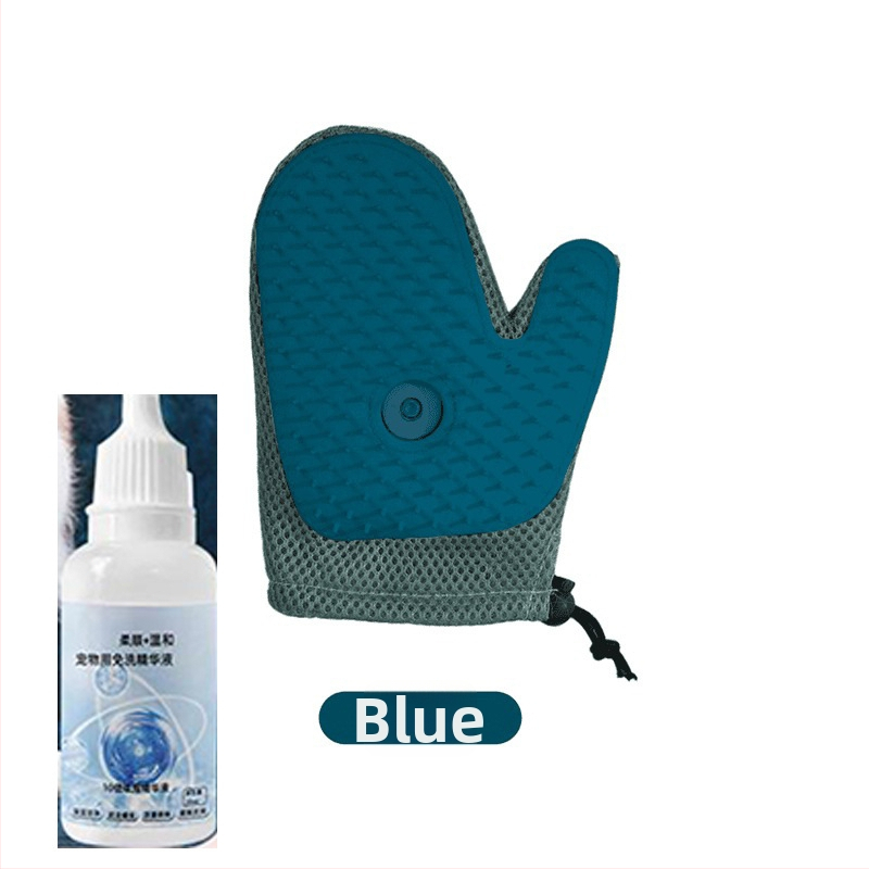 Rukavice na odstraňovanie chlpov pre domáce zvieratá – anti-statické, Rozpletanie uzlov a masáž, univerzálne priliehanie, Materiál: TPR + textil