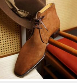 Férfi Chelsea csizmák Ox Velvet felsőrész, gumírozott talp, hegyes orr, alacsony sarkú 1–3 cm, belső talp műszőrből