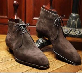 Férfi Chelsea csizmák Ox Velvet felsőrész, gumírozott talp, hegyes orr, alacsony sarkú 1–3 cm, belső talp műszőrből